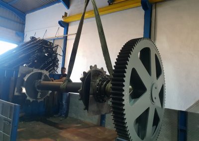 Fabricación y montaje de cabeza de arrastre de extractor de exano